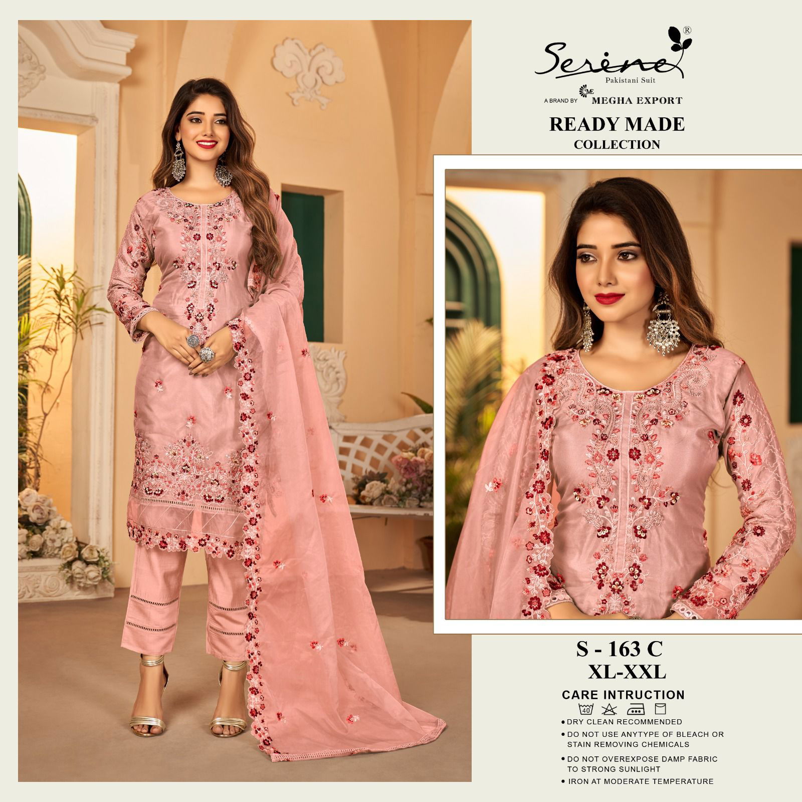 S 163 By Serine Readymade Pakistani Suits Catalog
